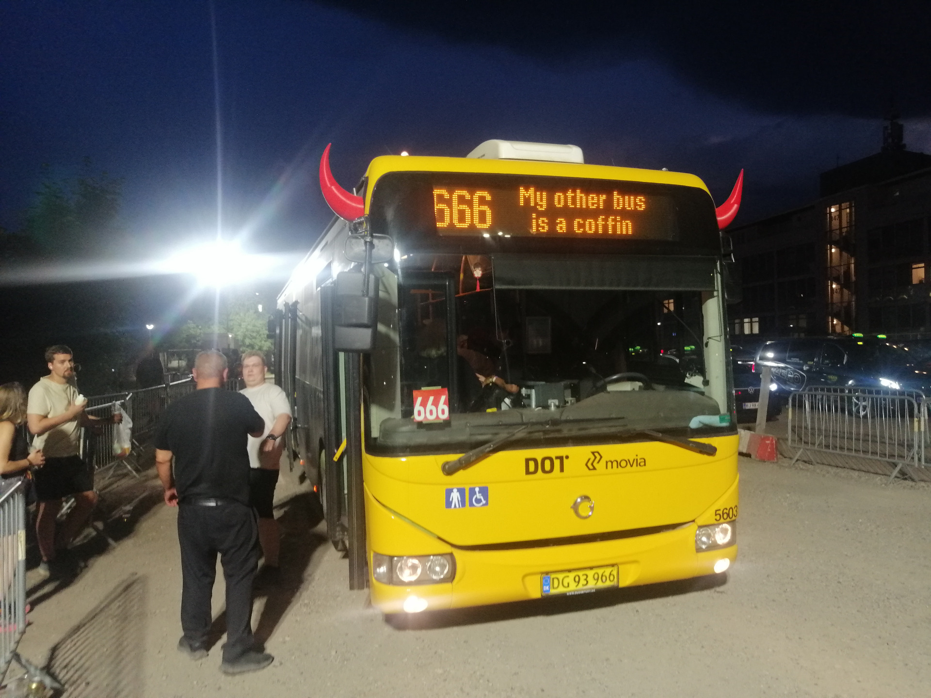 Festival shuttle bus. Further comment unnecessary.